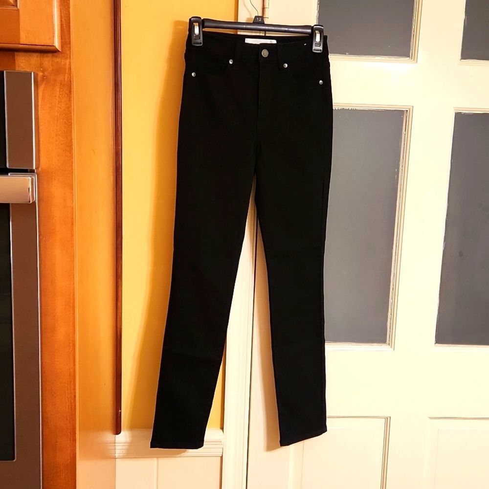 Sam Edelman Women's Black High-Rise Skinny Jeans Size 24 (US 0)
